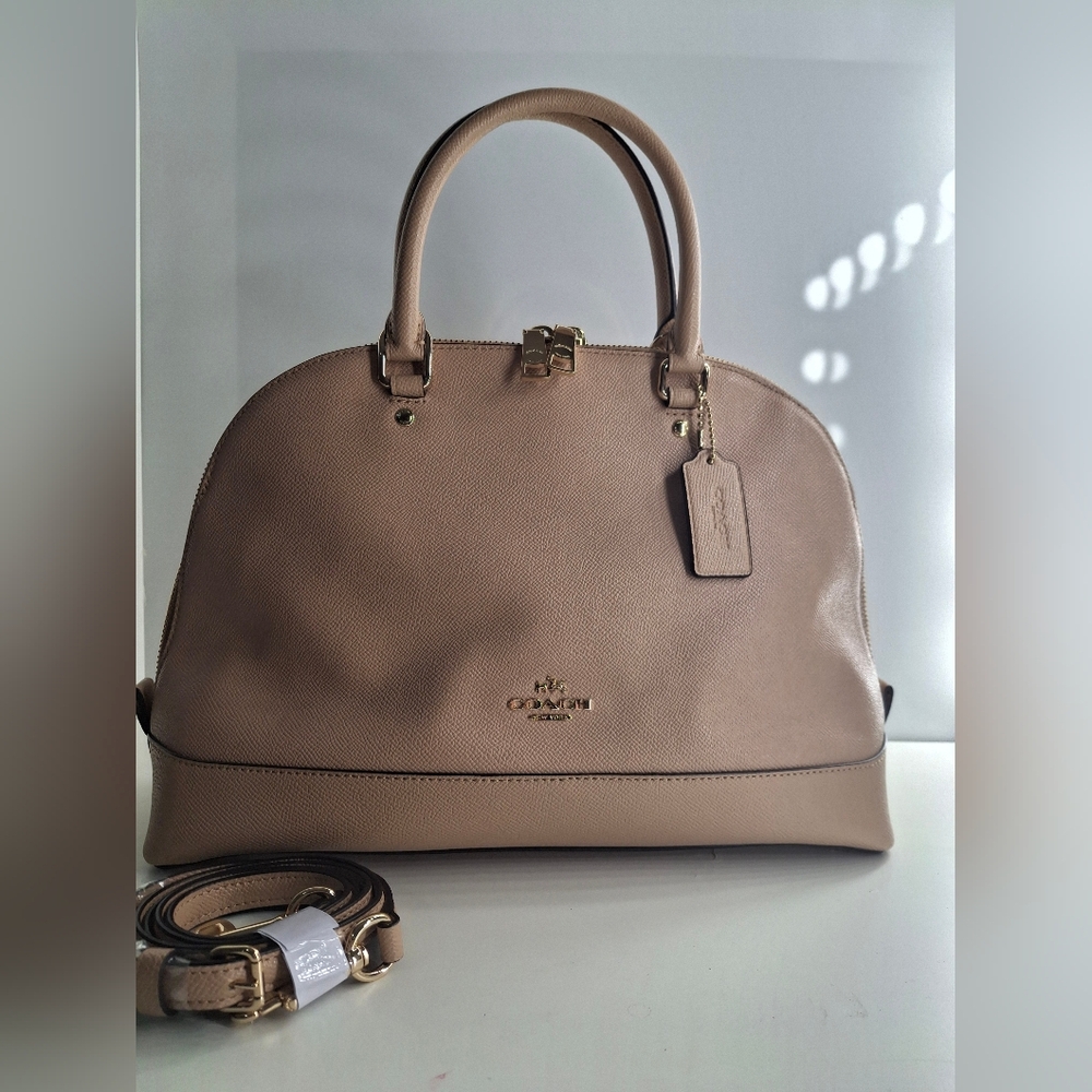 Coach Sierra Satchel Bag w/ Crossbody #57524 EUC Blush/ Nude Color